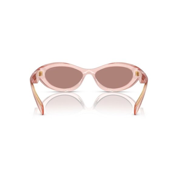 New PRADA Pink Round SPR 26Z 19Q-10D Sunglasses Women - Picture 5 of 6